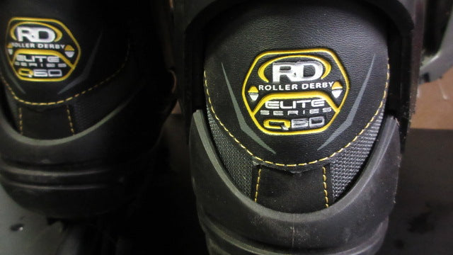Load image into Gallery viewer, Used Aerid Roller Derby Elite Series Q 60 Mens Skates Size 11 - grey/ yellow
