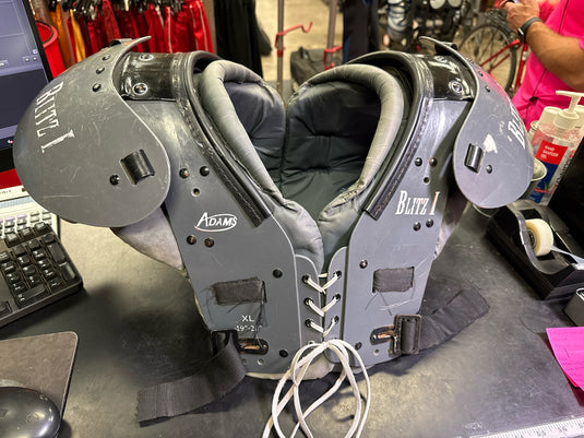 Used Adams Blitz I Football Shoulder Pads Size XL