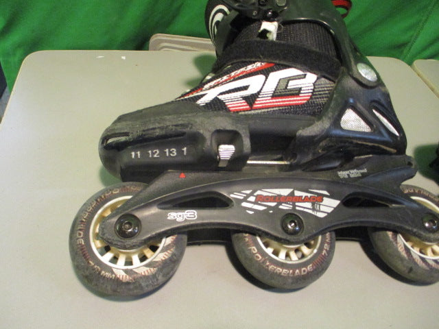Load image into Gallery viewer, Used Spitfire RG Adjustable In-line Skates Size Yth 11-1
