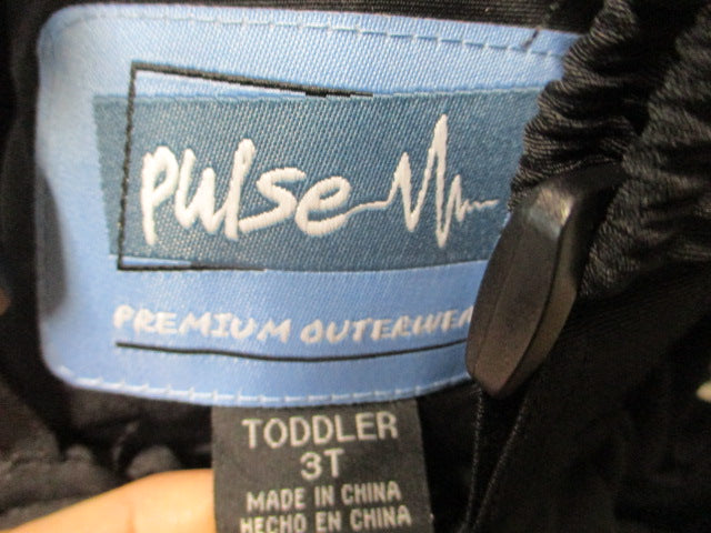 Load image into Gallery viewer, New Pulse Toddler Deluxe Fashion Snow Bib Black Size 4T
