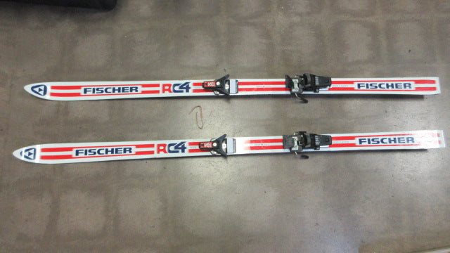 Load image into Gallery viewer, Used Fischer RC4 Racing Skis S337 Bindings
