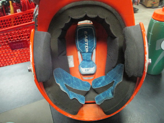 Used Easton Orange Jr batting Helmet