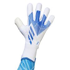 New Adidas Predator Pro GL Soccer Goalie Gloves Size 12 - Blue & White