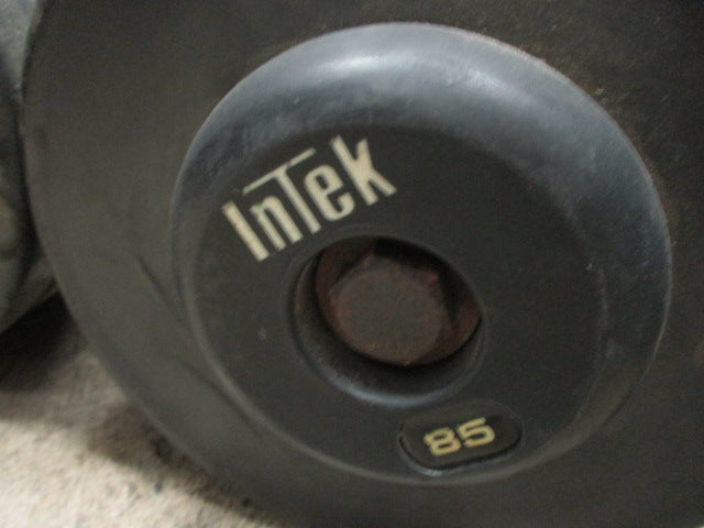 Load image into Gallery viewer, Used Intek 85 Lb Rubber Dumbbell - Pair

