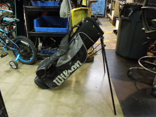 Used Wilson Profile Jr. Stand Bag in Black
