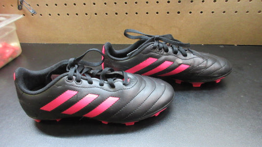 Used Adidas Soccer Cleats - Size Youth 3 1/2 - Black/Pink