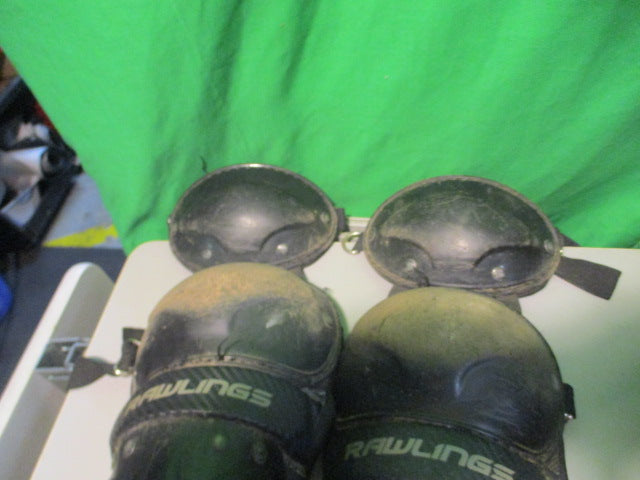Load image into Gallery viewer, Used Rawlings LGPRDGY-B Youth Catchers Shin Guards
