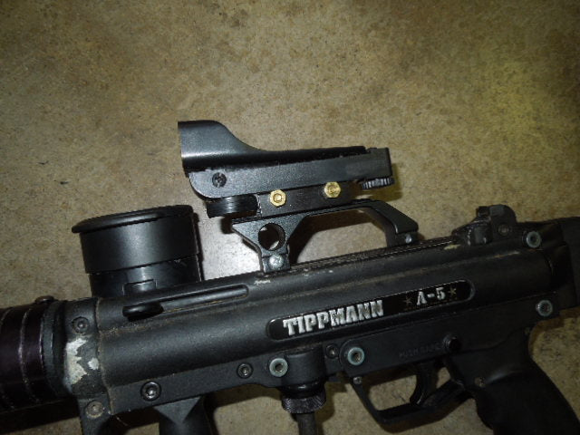 Load image into Gallery viewer, Used Tippmann A-5 Paintball Gun With Battle Shroud Barrel and NC Optics
