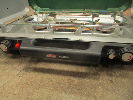 Used Coleman EvenTemp 3 Burner Propane Camping Stove