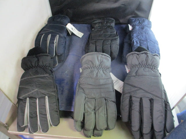 Load image into Gallery viewer, New Grand Sierra Taslon Men&#39;s Snow Gloves Size Large
