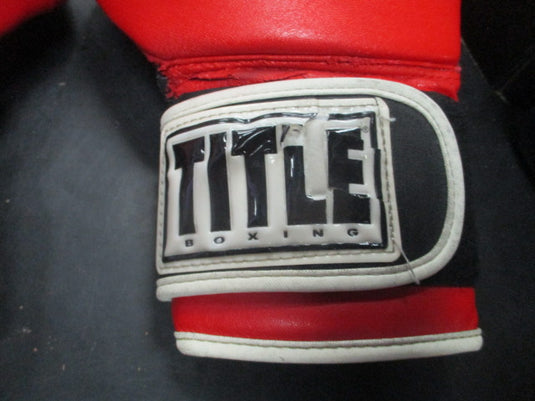 Used Title Boxing Gloves Size Large (Has Wear)