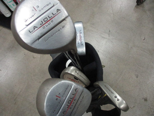 Used La Jolla Juniormetal 6 Piece Junior Golf Set With Bag