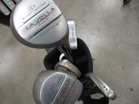 Used La Jolla Juniormetal 6 Piece Junior Golf Set With Bag