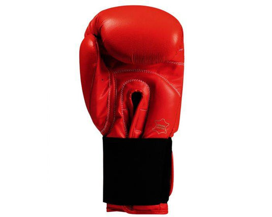 New Title Classic Leather Elastic Training Gloves 2.0 - 16oz Red