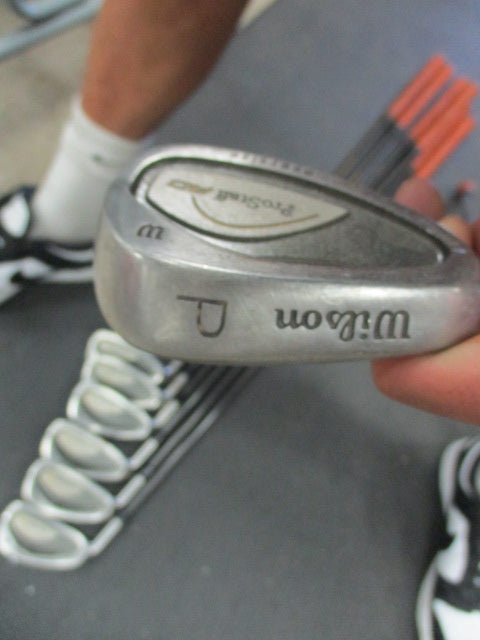 Load image into Gallery viewer, Used Wilson Pro Staff AD Oversized Iron Set 3 - 9 PW Misssing 7 Iron - LH
