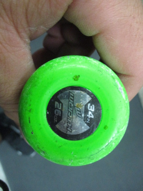 Load image into Gallery viewer, Used Worth AMP (-8) 34&quot; USSSA Slowpitch Softball Bat
