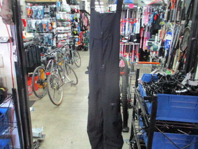 Load image into Gallery viewer, Used Quicksilver Size XL Black Snow Bibs
