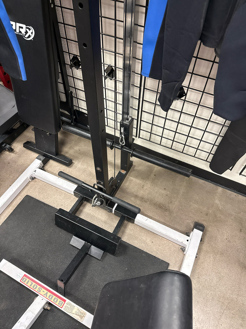Load image into Gallery viewer, Used Body Solid PowerLine Half Rack, Cable System + More( Read Description )
