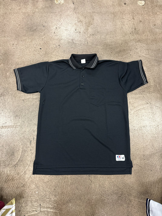 Used Clif Keep Athletics Black Umpire Mesh Button Up Size XL
