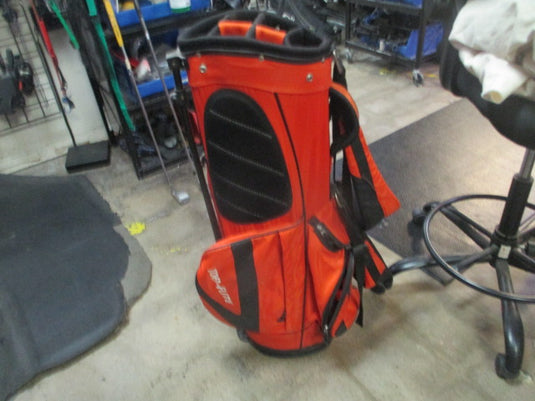 Used Top Flite Orange Stand Golf Bag