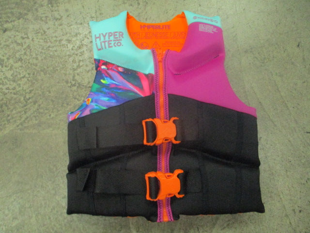 Load image into Gallery viewer, Used Hyperlite Neoprene Youth Life Jacket Size 55-88lbs
