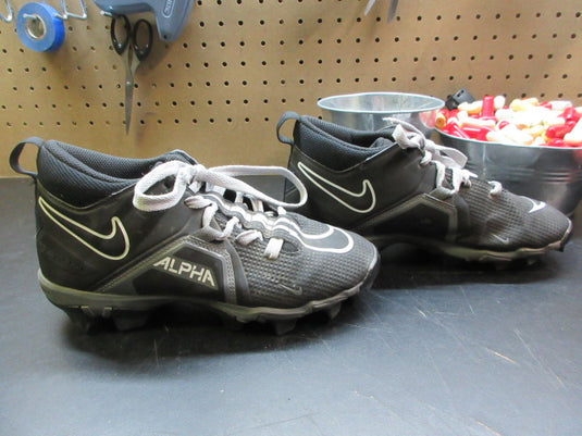 Used Nike Alpha Menace 3 Shark Football Cleats - Size Youth 5