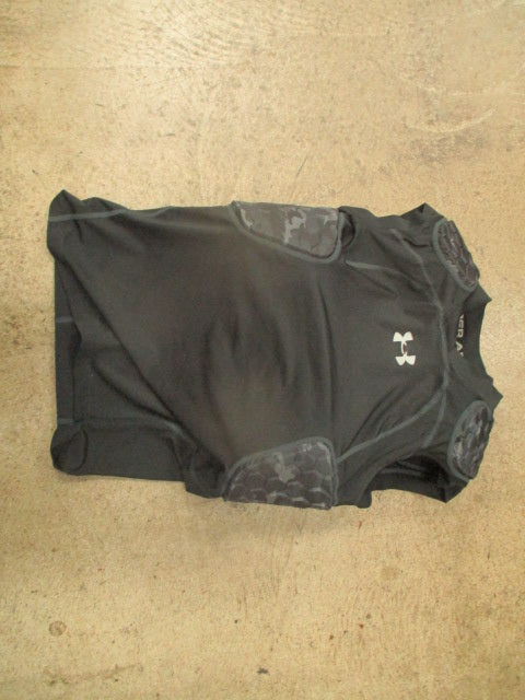 Used Under Armour Black Padded Compression Shirt