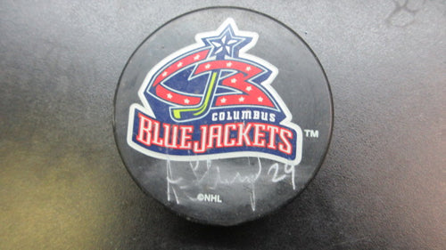 Columbus Blue Jackets Signed Hockey Puck