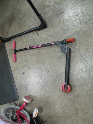 Used Razor Black Label Folding Scooter