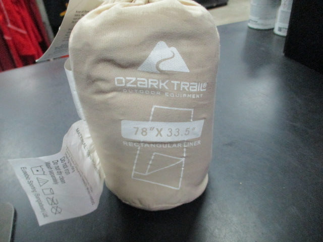 Load image into Gallery viewer, Used Ozark Trail Breathable Polyester Camping Sleeping Bag Liner
