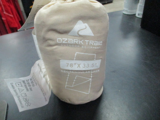 Used Ozark Trail Breathable Polyester Camping Sleeping Bag Liner