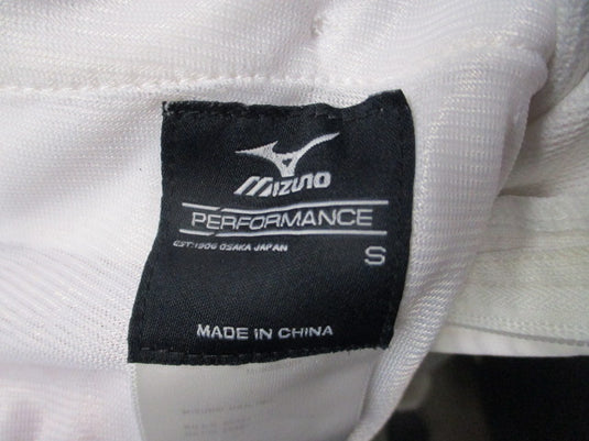 used Mizuno White Knicker Bottom Pants Adult Size Small - torn knee