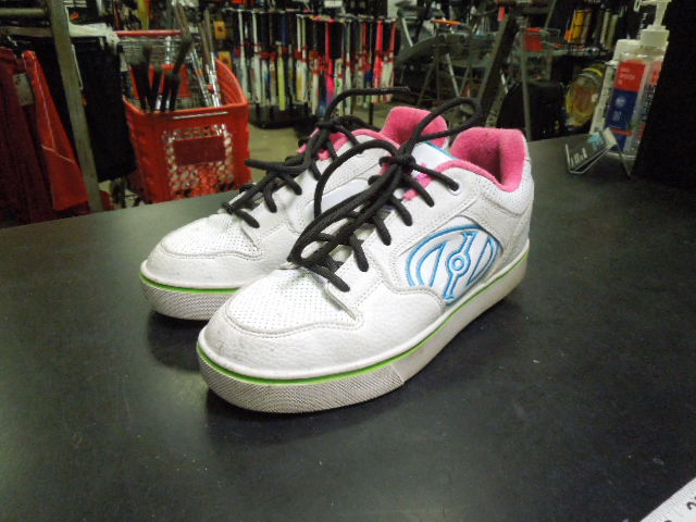 Load image into Gallery viewer, Used Heelys in White Size Youth 5
