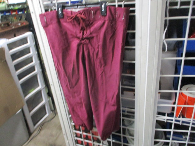 Load image into Gallery viewer, Used Adult Maroon Football Pants No Pads (size not marked)
