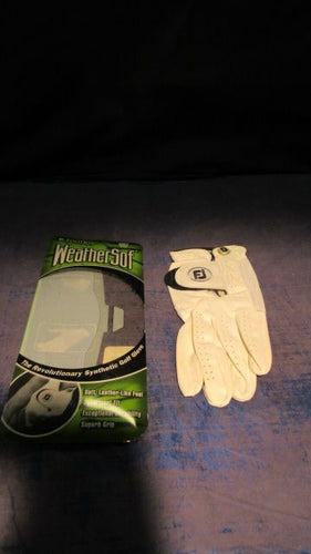 Used Foot-Joy WeatherSoft Golf Glove Size Cadet XL Left Hand- small wear