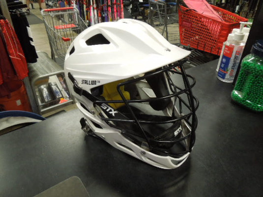 Used Schutt Stallion 100 Lacrosse Helmet in White Size M/L