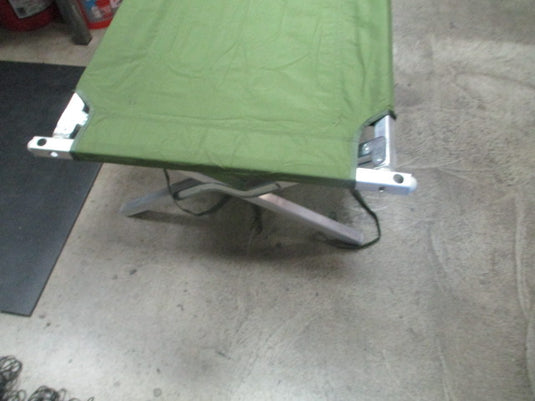 Used Military Style Aluminum Camping Cot