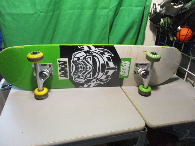 Load image into Gallery viewer, Used Speed Demon Skateboard W/ Speed Demon Wheels
