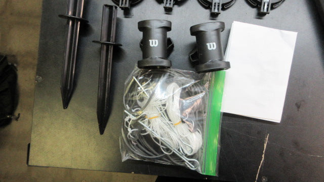 Load image into Gallery viewer, Used Wilson Outdoor Badminton Set - 4 Racquets - 8 Birdies
