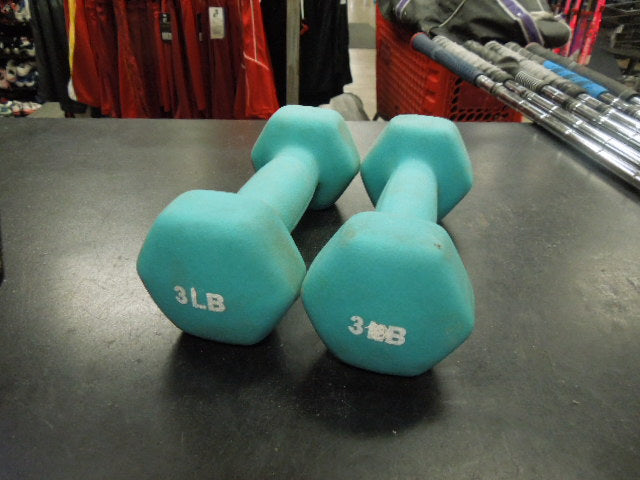 Load image into Gallery viewer, Used Pair of 3 lb Neoprene Dumbbells
