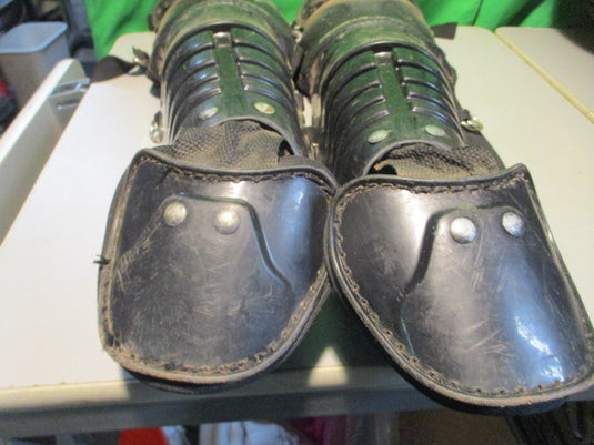 Used Rawlings LGPRDGY-B Youth Catchers Shin Guards
