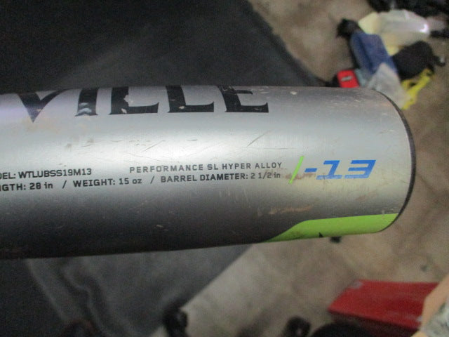 Load image into Gallery viewer, Used Louisville Slugger Solo 619 SPD USA Baseball Bat 28&quot; 15oz -13
