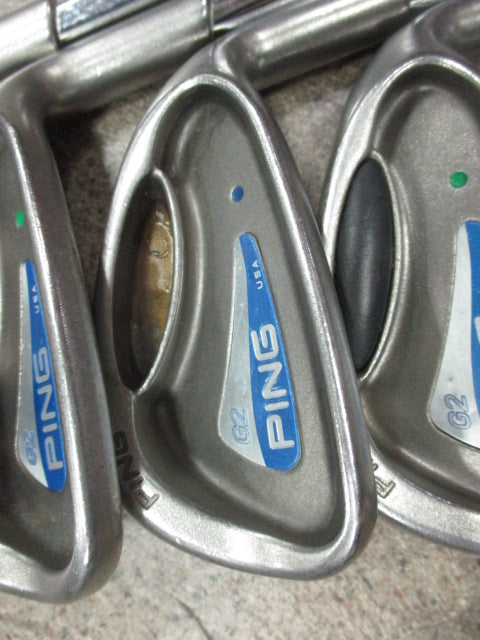 Load image into Gallery viewer, Used Ping G2 Green Dot 7-Piece Iron Set 4H, 5H, 6-9, Wedge
