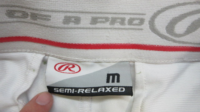 Load image into Gallery viewer, Used Rawlings Open Bottom Baseball Pants - Size Adult Medium
