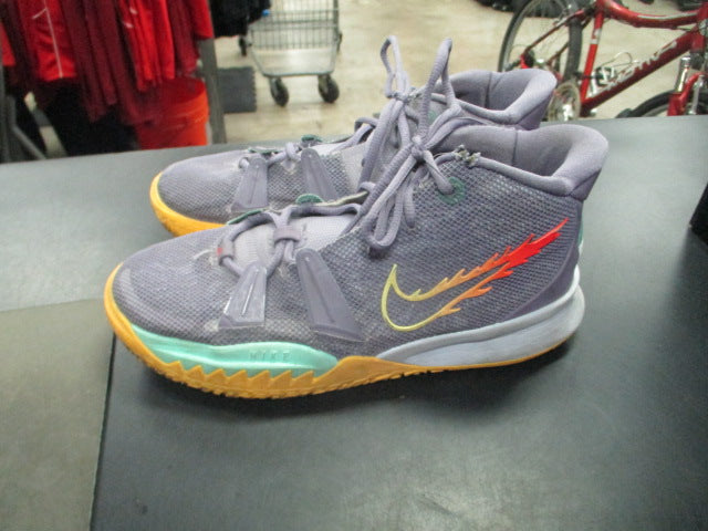 Load image into Gallery viewer, Used Nike Kyrie 7 Dybreak Citron Pulseize 6.5 Basketball Shoes
