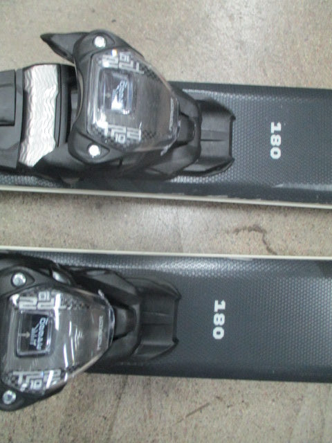 Used Nordica Alldrive 84 180Cm Downhill Skis W/ Marker Bindings