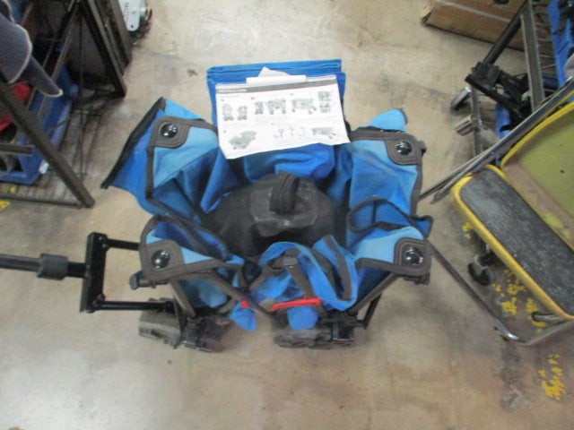 Load image into Gallery viewer, Used ozark trail Blue Wheeled Wagon
