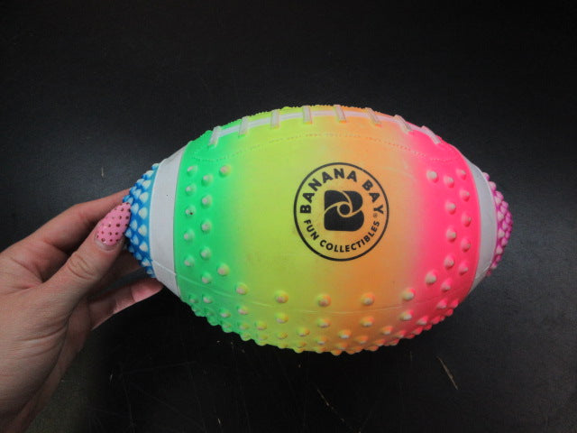 Load image into Gallery viewer, Used Banana Bay Neon Rainbow Water Football
