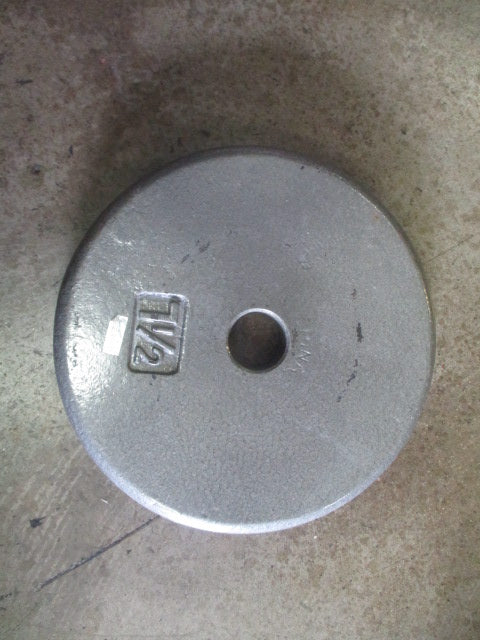 Used 7.5lb Standard Cast Iron Plates