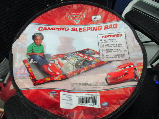 Used Disney Cars Camping Sleeping Bag Age 4+